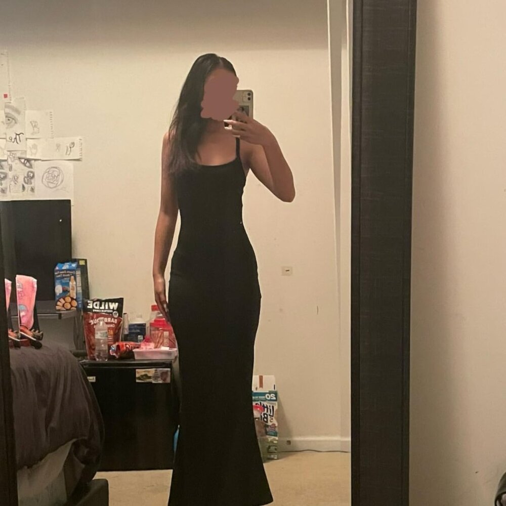Maxi Bodycon Dress Sexy Spaghetti Strap Sleeveless Tight Slip Long Dress